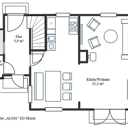 Casa de Férias Omi-zingst - Haus Alma *